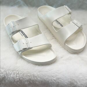 Birkenstock Classic White Slides